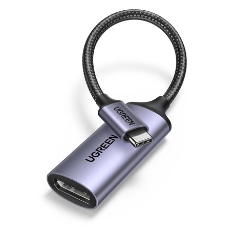 UGREEN Adaptateur USB C vers DP1.4 Femelle 8K 60Hz 4K 240Hz Compatible avec iPhone 16 Plus Pro Max 15 MacBook M4 M3 M2 iPad Pro