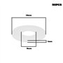 Create idea 50 Pièces Joints Plats en Nylon Et Plastique Diamètre Intérieur 6 Mm Diamètre Extérieur 14 Mm épaisseur 1 Mm Adaptés