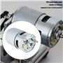 Create idea 1Pc 775 Moteur à Courant Continu 12V-36V 12000 RPM Haute Puissance Haute Vitesse Moteur à Arbre Rond pour Drone Tond