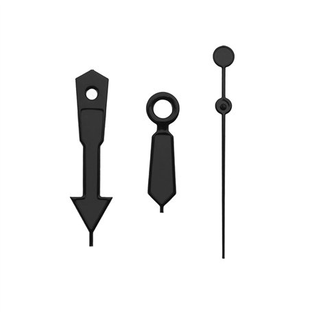 The Lord of the Tools 1 ensemble de mouvements de montre - Aiguilles noires et grises compatibles avec les montres Seiko 7s26 7s