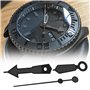 The Lord of the Tools 1 ensemble de mouvements de montre - Aiguilles noires et grises compatibles avec les montres Seiko 7s26 7s
