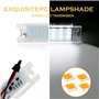 DONGMAO Lampes pour Plaque d'immatriculation,2pcs Voiture LED Plaque d'immatriculation pour O/pel Zafira B Astra H Corsa C D Ins
