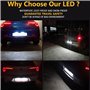 DONGMAO Lampes pour Plaque d'immatriculation,2pcs Voiture LED Plaque d'immatriculation pour O/pel Zafira B Astra H Corsa C D Ins