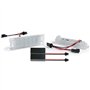DONGMAO Lampes pour Plaque d'immatriculation,2pcs Voiture LED Plaque d'immatriculation pour O/pel Zafira B Astra H Corsa C D Ins