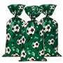 30PCS Sacs Cadeau Sachet Plastique Motif Football pour Bonbons Biscuits Fourniture de Fête Anniversaire Emballage Cadeau avec Cr