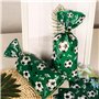 30PCS Sacs Cadeau Sachet Plastique Motif Football pour Bonbons Biscuits Fourniture de Fête Anniversaire Emballage Cadeau avec Cr