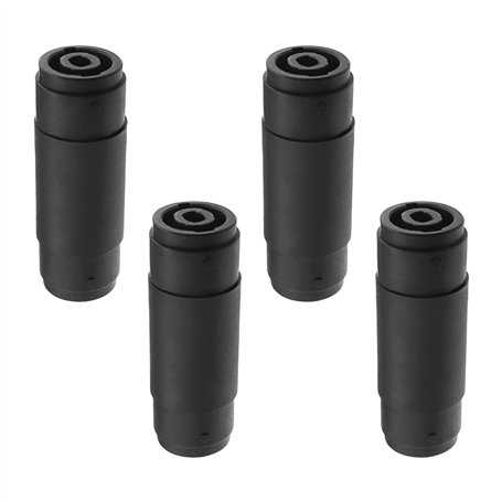 The Lord of the Tools Lot de 4pcs Connecteurs Audio 4 Broches Rechange en PVC Speakons Connecteurs Speakon Femelle à Femelle Pri