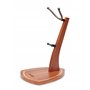 Musbeat Support de saxophone en bois avec base lourde fabriquée à la main, support cadeau pour saxophone avec 2 empiècements en