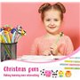 DERAYEE Crayon Enfant de Dessin Animé avec Gomme,24PCS Crayon Papier Enfant, Petit Cadeau Anniversaire Enfants pour l'École et l