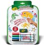 Crayola - Tableau Colora & Ricolora avec 4 feutres effaçables à sec