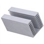 CHICIRIS Dissipateur De Chaleur En Aluminium, Type U, 100x50x50mm, HS-U100-50-50