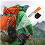 Scie à Main Portable, Chaîne de Corde avec Pochette Transport Pliante Survie D'urgence pour la Coupe du Bois Randonnée le Campin