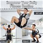 IRONPULSE® | Kit Gilet Lesté Musculation, Crossfit, Running – Compatible Poids Standard Ø50mm – 80 kg Max – 2 Colliers Stop Disq
