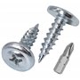Lot de 100 vis à bois en acier zingué 4