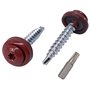 Marcopol Lot de 30 vis Torx en métal pour toiture - 4