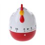 GUMEI Minuteur de cuisine mécanique en forme de poule avec alarme et rappel