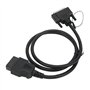 Câble de Diagnostic OBD2, Adaptateur de Câble D'extension OBD2 Lecteur de Code de Défaut OBD Faisceau de Câblage de Scanner Auto