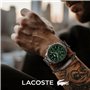 Lacoste Bracelet en Chaîne pour Homme Collection ADVENTURER en Acier Inoxydable avec une Plaque Gravée - 2040091