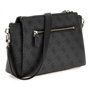 GUESS Noelle Tri Compartment Crossbody Coal Logo