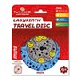 Play-a-Maze 3115276 - Puzzle de Labyrinthe à Billes - Mini Disque de Voyage - Jeu de Patience 3D avec Engrenages - Jeu de Voyage