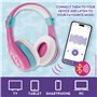 Lisciani - BARBIE Fashion Bluetooth Headphones - Casque Bluetooth Barbie - Accessoire Audio Enfant - Rose - Confort Ajustable -