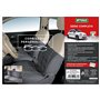CORA Ensemble Complet Housses de siège personnalisées Fiat 500 07> écossais Gris