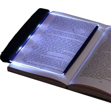 Lampe de Lecture LED veilleuse Wedge Book Eye Care Portable Signet Light Bright Book Board pour la Lecture au lit