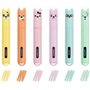 LEGAMI Mini surligneurs – Lot de 12 stylos – Teddy's Mood & Teddy's Style – Couleurs pastel et fluo