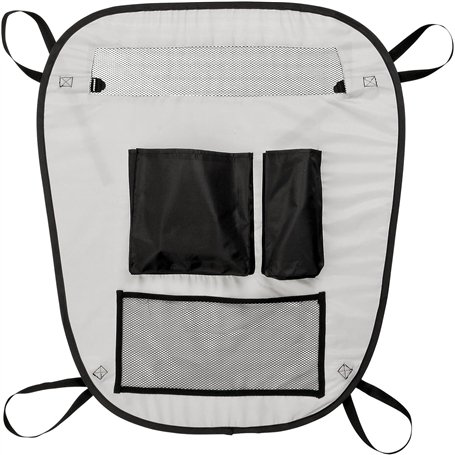 Avilia Filet de séparation de Voiture pour Chiens – Barrière pour Chiens avec 3 Poches