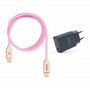 USB-A + USB-C 20W Charger with Type-C Cable 1m | Fast Charge 3A | Soft Silicone | CE Certified | Safe & Compatible with iPhone,