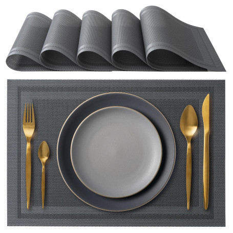 IPEA Sets de Table élégants 45 x 30 cm pour Dîner