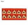 Lame en Carbure CNC, 10pcs WNMG 432/WNMG0804 Outil de Tournage Carbure Lames Inserts Rotatifs CNC Cutter en Carbure pour Tours, 