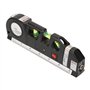 Mesure du niveau 4 en 1, appareil de mesure du niveau à bulle, mesure du niveau multifonction de l'horizon vertical 0-15 cm