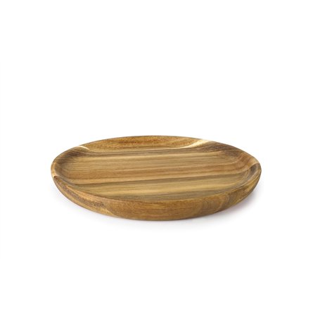 IBILI - Assiette en bois d'acacia avec revêtement d'huile