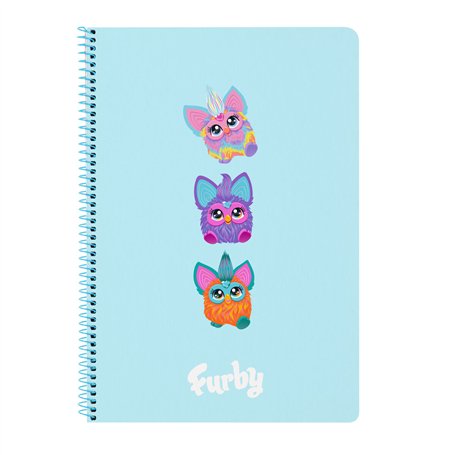 Carnet Furby Bleu ciel A4 80 Volets