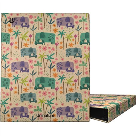 Unipapel - Classeur à anneaux A4 écologique