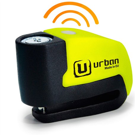 URBAN UR6 Antivol Moto Bloque Disque sans/avec Alarme Hi-Tech 120dB+LED+Warning Plus Efficace