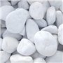 Vegara Stone Pierre de jardin décoration galet blanc pur 2-4 cm (10 kg)