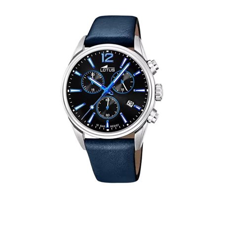 Lotus Hommes Analogique Quartz Montre avec Bracelet en Cuir 18691/6