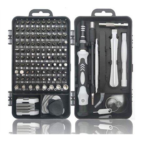 Pardarsey 115 en 1 Tournevis électronique de précision avec étui portable compatible avec ordinateur