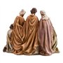 Crèche Classique avec Rois de 1 pièce en résine de 22 x 18 cm