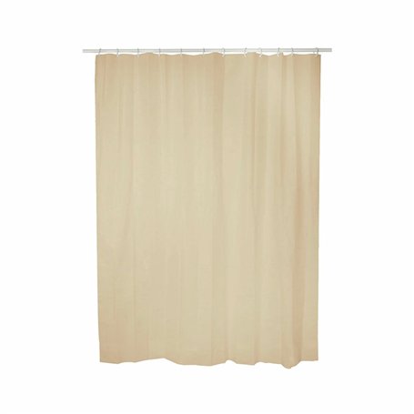 Rideau de Douche Exma basic Beige PVC 140 x 180 cm