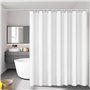 Rideau de Douche Exma Blanc PVC 140 x 180 cm