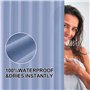Rideau de Douche Exma basic azul Bleu PVC 180 x 180 cm
