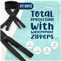 DOJA Barcelona | Fermeture Éclair Double Curseur | Pack 1 | Fermeture Impermeable Nº7 | Longueur 95cm | Nylon | Double Curseur F