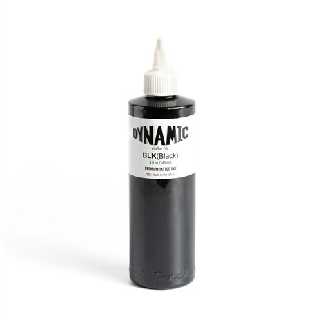 Dynamic Color Encre de tatouage noire - Flacon de 240 ml (8 oz)