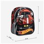 Cartable Hot Wheels Gris 25 x 31 x 10 cm