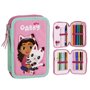 Trousse Scolaire avec Accessoires Gabby's Dollhouse Rose 41 x 58 x 3 cm