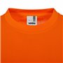 VELILLA 305634 T-Shirt à Manches Longues en Polyester recyclé avec Bande segmentée Orange Fluo Taille XL