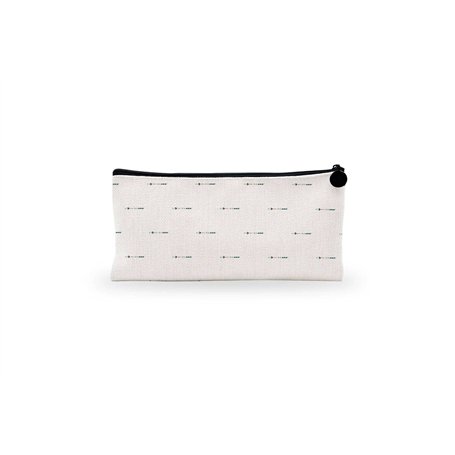 Bonamaison Imprimé Numériquement Pochette à Crayon en Toile avec Fermeture à Glissière